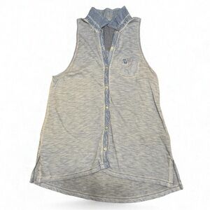 Abercrombie & Fitch Light Blue Collared Button Up Shirt